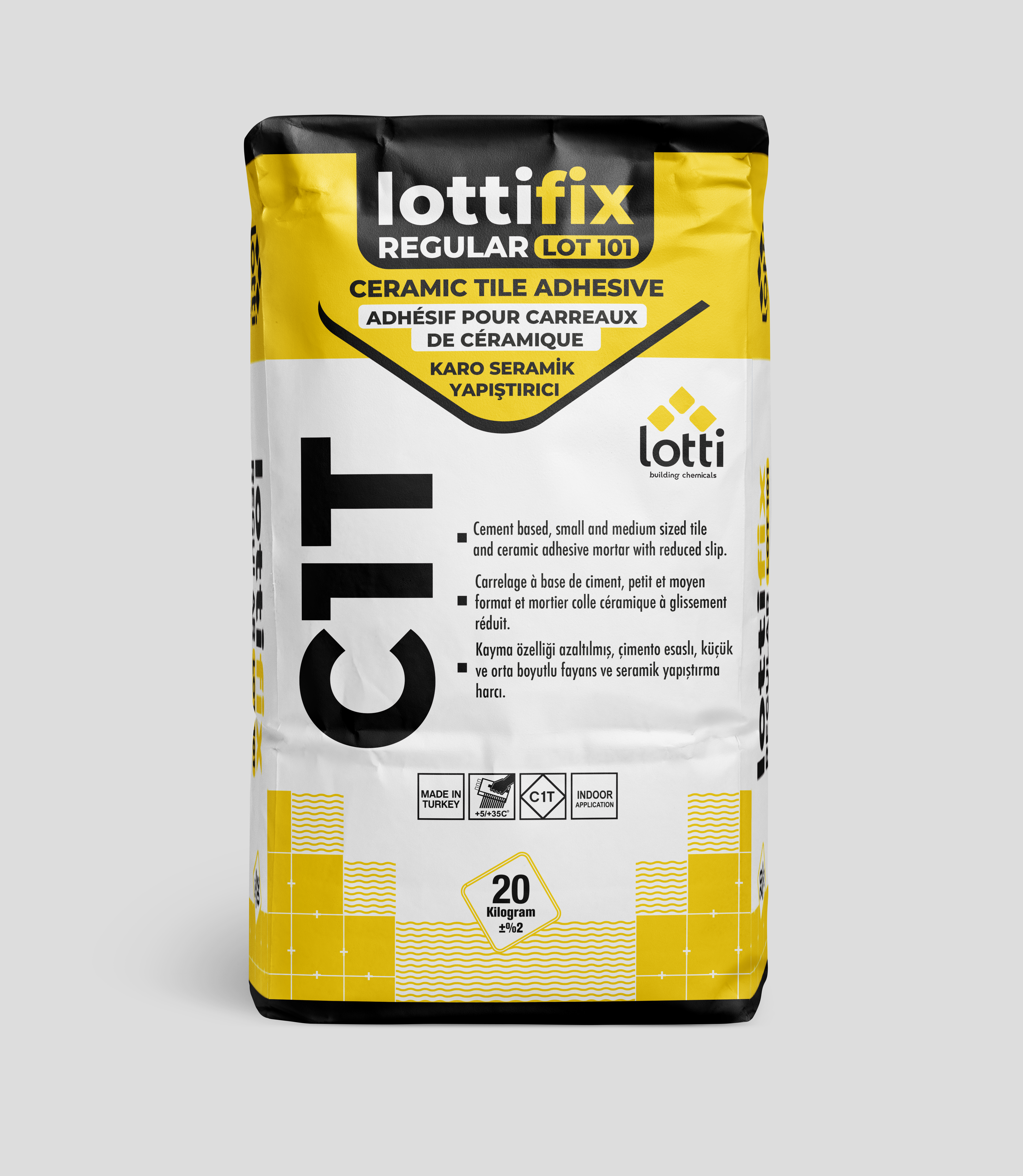 Lotti Fix Regular Ceramic Adhesive C1T - Lotti